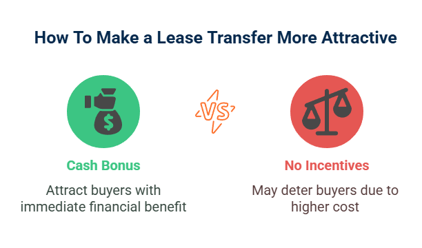 How to make a lease transfer more attractive