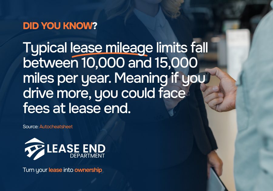 buying a leased car typical lease mileage