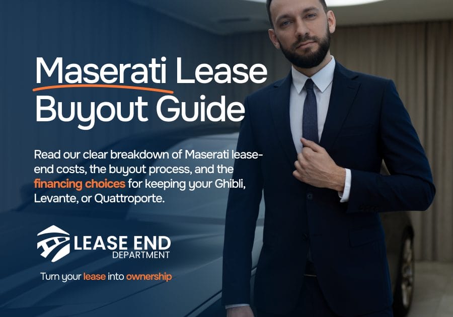 Maserati Lease Buyout: Costs, Financing & What to Know